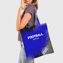 Сумка-шопер Sports club FOOTBALL, цвет: 3D-принт — фото 2