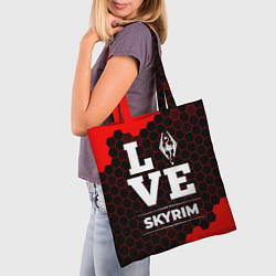 Сумка-шопер Skyrim Love Классика, цвет: 3D-принт — фото 2