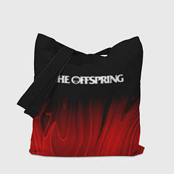 Сумка-шопер The Offspring Red Plasma, цвет: 3D-принт