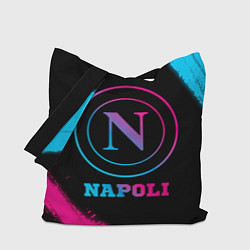 Сумка-шопер Napoli FC Neon Gradient, цвет: 3D-принт