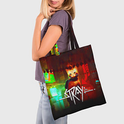 Сумка-шопер Stray: Бродяжка, цвет: 3D-принт — фото 2