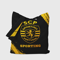 Сумка-шопер Sporting - gold gradient, цвет: 3D-принт