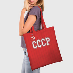 Сумка-шопер Союз Советских Социалистических Республик, цвет: 3D-принт — фото 2