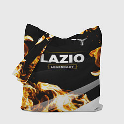 Сумка-шопер Lazio legendary sport fire, цвет: 3D-принт