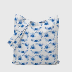 Сумка-шоппер Blue floral pattern