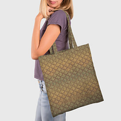 Сумка-шопер Дом Дракона рюкзак с чешуей, цвет: 3D-принт — фото 2