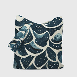 Сумка-шоппер Загадочные космические узоры