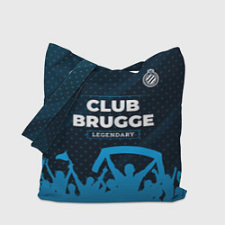 Сумка-шопер Club Brugge legendary форма фанатов, цвет: 3D-принт
