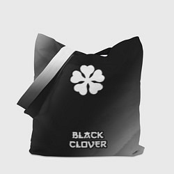 Сумка-шопер Black Clover японский шрифт: символ, надпись, цвет: 3D-принт