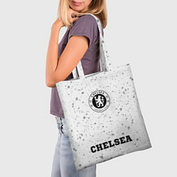 Сумка-шопер Chelsea sport на светлом фоне: символ, надпись, цвет: 3D-принт — фото 2