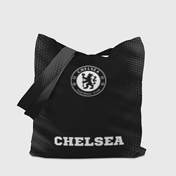 Сумка-шоппер Chelsea sport на темном фоне: символ, надпись