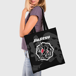 Сумка-шопер Jiu-jitsu throw logo, цвет: 3D-принт — фото 2