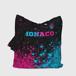 Сумка-шоппер Monaco - neon gradient: символ сверху
