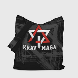 Сумка-шопер Krav-maga military combat system emblem, цвет: 3D-принт