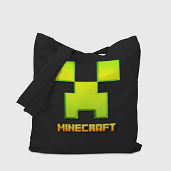Сумка-шоппер Minecraft: neon logo