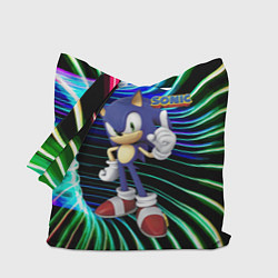 Сумка-шопер Sonic - hedgehog - video game, цвет: 3D-принт