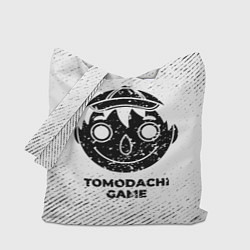 Сумка-шоппер Tomodachi Game с потертостями на светлом фоне