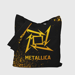 Сумка-шоппер Metallica - gold gradient