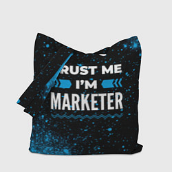 Сумка-шоппер Trust me Im marketer dark