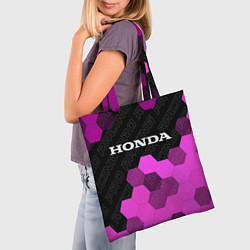 Сумка-шопер Honda pro racing: символ сверху, цвет: 3D-принт — фото 2