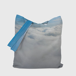 Сумка-шопер Над облаками, цвет: 3D-принт