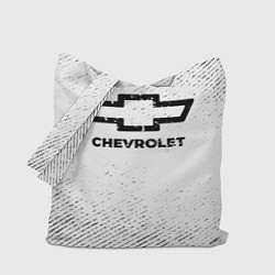 Сумка-шоппер Chevrolet с потертостями на светлом фоне
