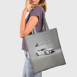 Сумка-шопер BMW Z4 GT3 - Motorsport - racing team, цвет: 3D-принт — фото 2