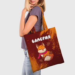 Сумка-шопер Валерия осенняя лисичка, цвет: 3D-принт — фото 2