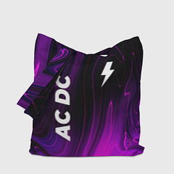 Сумка-шоппер AC DC violet plasma