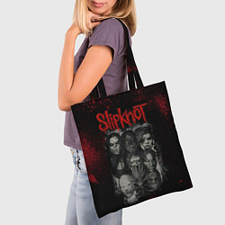 Сумка-шопер Slipknot dark, цвет: 3D-принт — фото 2