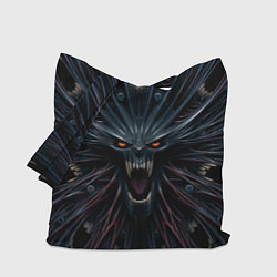 Сумка-шопер Scream alien monster, цвет: 3D-принт