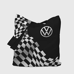 Сумка-шопер Volkswagen racing flag, цвет: 3D-принт