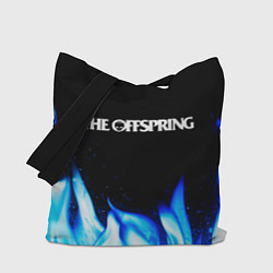 Сумка-шопер The Offspring blue fire, цвет: 3D-принт