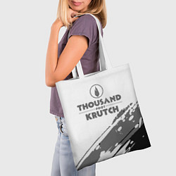 Сумка-шопер Thousand Foot Krutch логотип, цвет: 3D-принт — фото 2