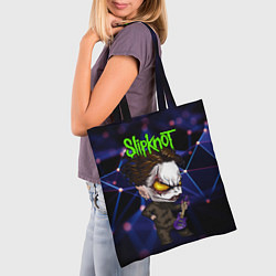 Сумка-шопер Slipknot dark blue, цвет: 3D-принт — фото 2
