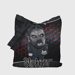 Сумка-шопер Slipknot dark black, цвет: 3D-принт