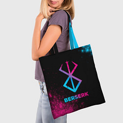 Сумка-шопер Berserk - neon gradient, цвет: 3D-принт — фото 2