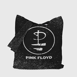 Сумка-шоппер Pink Floyd с потертостями на темном фоне