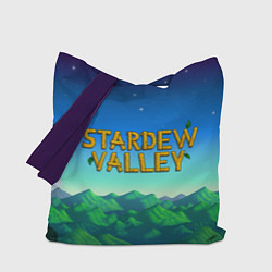 Сумка-шопер Горы Stardew Valley, цвет: 3D-принт