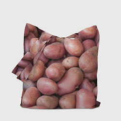 Сумка-шопер Картофельные клубни, цвет: 3D-принт