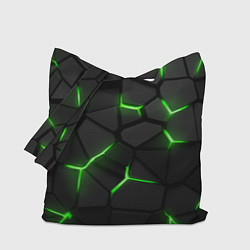 Сумка-шоппер Green neon steel