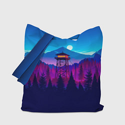 Сумка-шопер Firewatch, цвет: 3D-принт