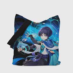 Сумка-шопер Странник: Genshin impact, цвет: 3D-принт