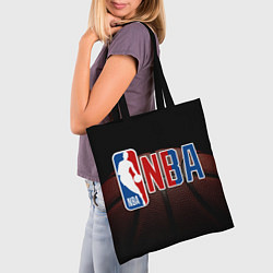 Сумка-шопер NBA - logo, цвет: 3D-принт — фото 2