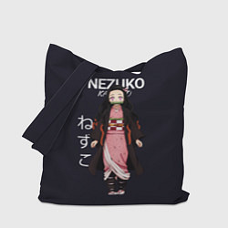 Сумка-шопер Клинок, рассекающий демонов аниме - Незуко Камадо, цвет: 3D-принт
