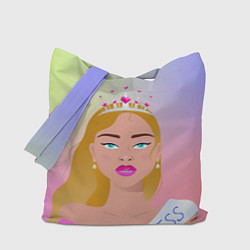 Сумка-шоппер Выпускница с короной