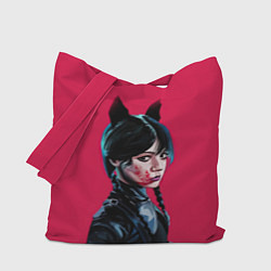 Сумка-шоппер Wednesday black kitty