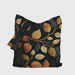 Сумка-шопер Осеннее настроение - листья, цвет: 3D-принт