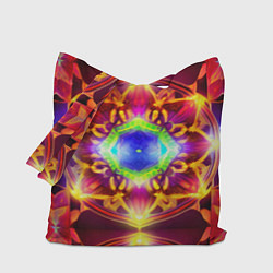 Сумка-шопер Сияющий калейдоскоп, цвет: 3D-принт