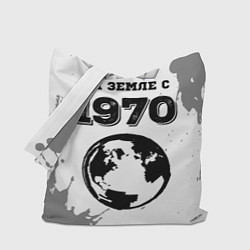 Сумка-шоппер На Земле с 1970: краска на светлом